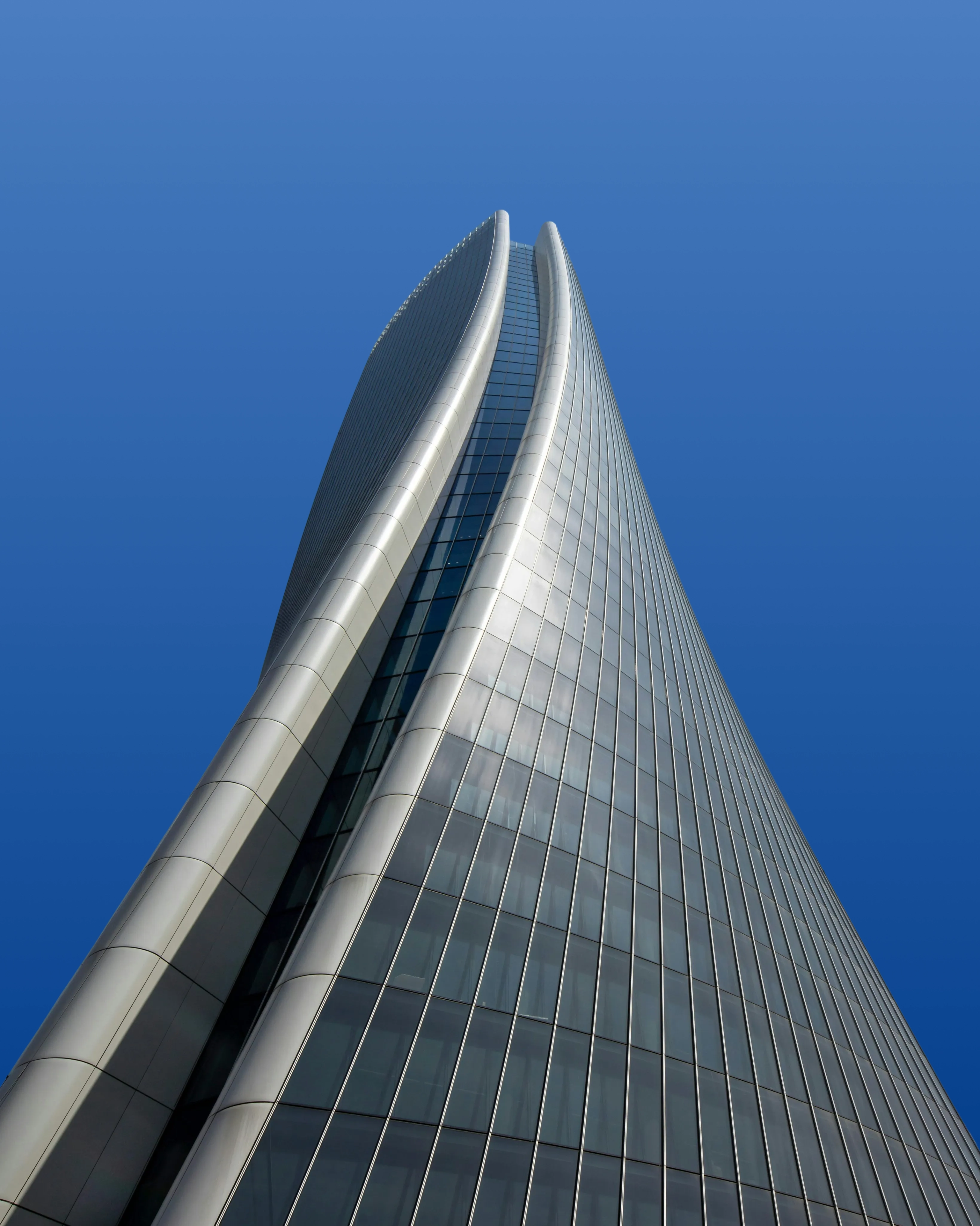 Photo of rows of books in a library with marble busts.